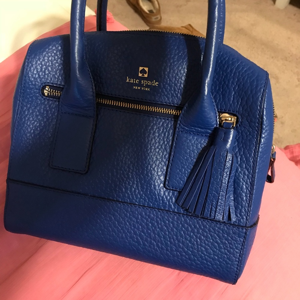 Kate Spade cobalt blue shoulder bag